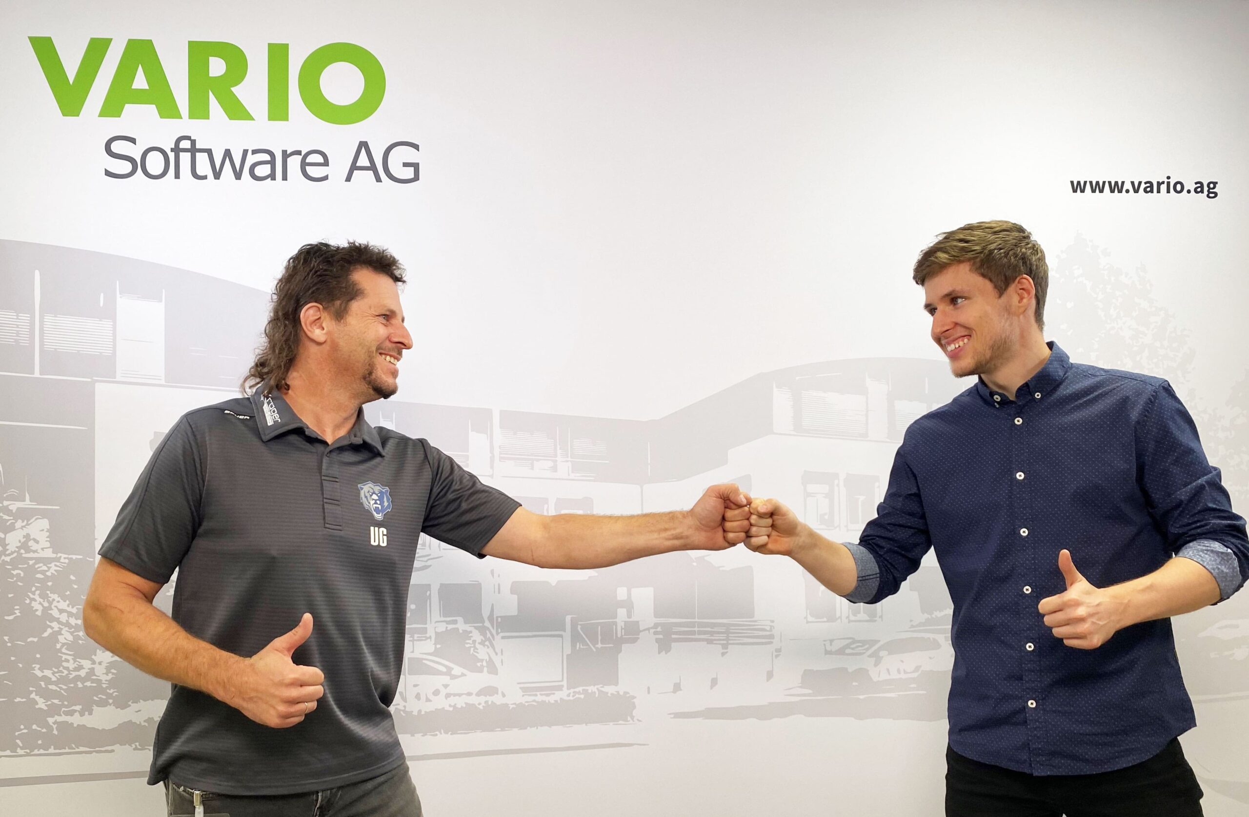 VARIO Software AG ist offizieller Sponsor der des EHC Neuwied