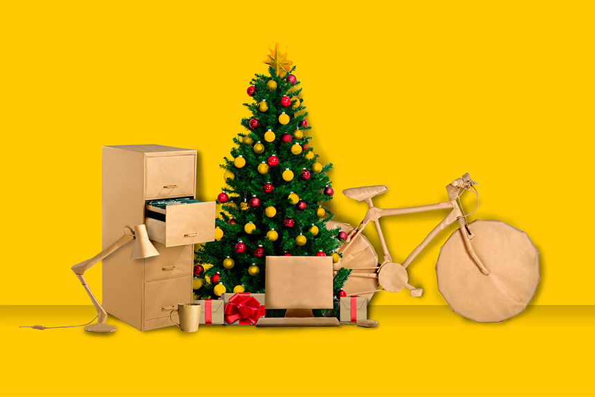 DHL Starkverkehr Tipps zum Jahresende Pakete unter dem Weihnachtsbaum