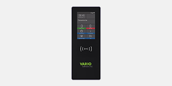 VARIO Zeiterfassungsterminal Professional – Modernes Touch Terminal Modernes VARIO Zeiterfassungsterminal Professional mit Touchdisplay und RFID-Erfassung