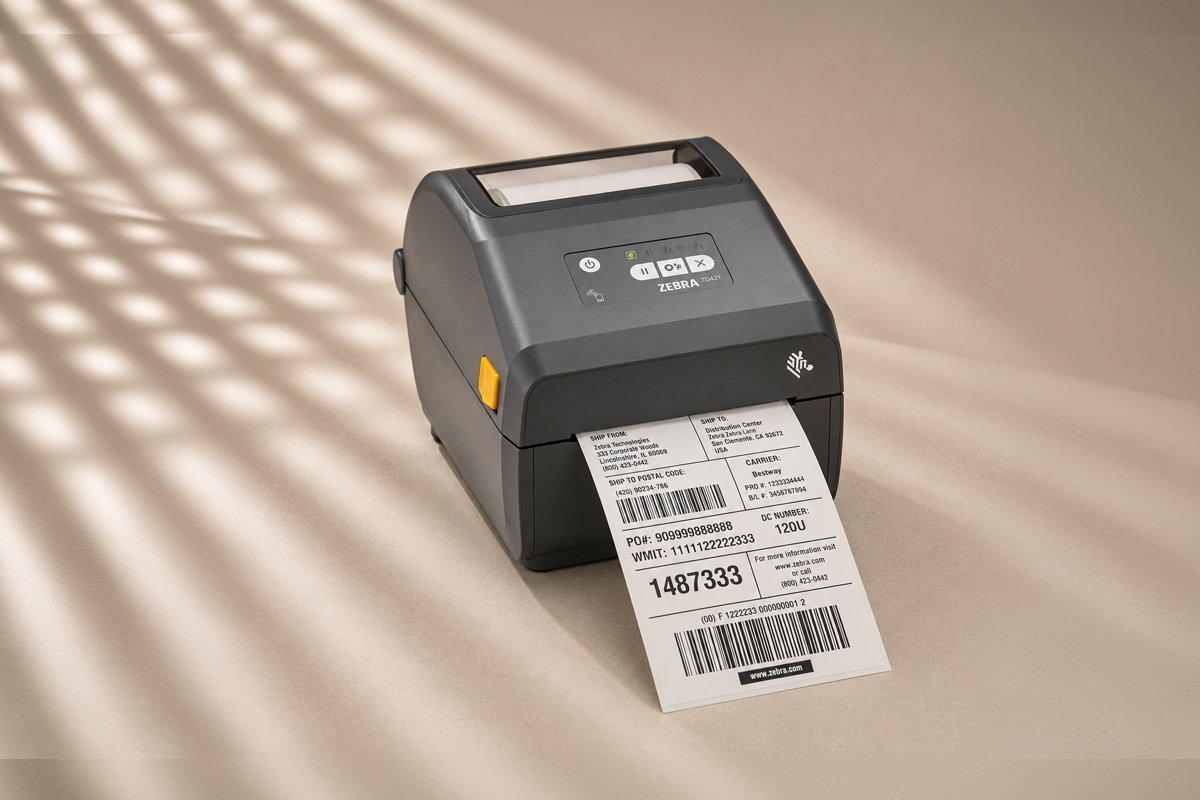 Zebra ZD421 Thermotransfer-Etikettendrucker für langlebige und widerstandsfähige Etiketten